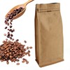 50 Pieces 1 Kg Kraft Paper Stand Up Coffee Bag/Flat