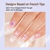 Misssix Misssix Deep French Gel Nail Tips, 150Pcs French Tip