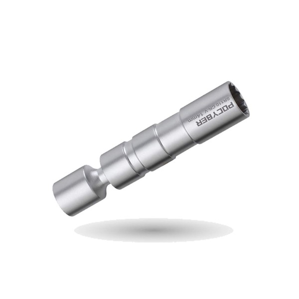 POCYBER 14mm Swivel Spark Plug Socket 3/8" Drive Enhanced Magnetic