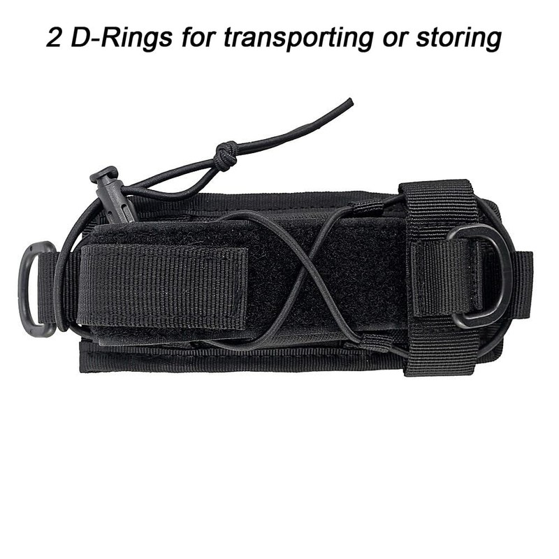Depring Molle Flashlight Holster Adjustable Utility Tool Holder Heavy Duty