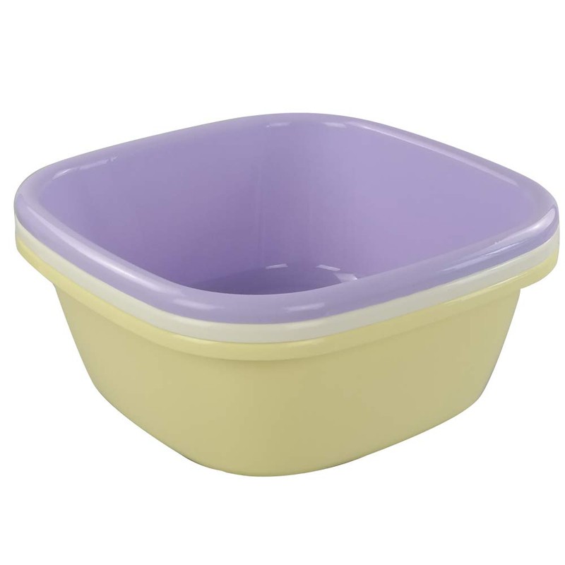 EudokkyNA 3-pack Plastic Wash Basin, 8 Quart Washing Up Bowl
