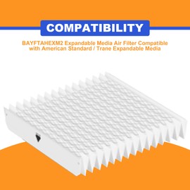 (3 Packs) BAYFTAHEXM2 Merv 13 Replacement Filter for Trane Perfectfit 5 Media Compatible with Trane 20"x 25"x 5" Merv 13 BAYFTAHEXM2 Expandable Replacement Filter