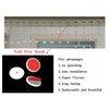 Hanbinsen 20 Strings Crystal Beaded Curtain, Arched Door String Curtain,