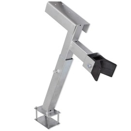 vidaXL Trailer Winch Stand, Steel Boat Trailer Winch Post, Adjustable Trailer Winch Post, Weight Capacity of 2200 lb
