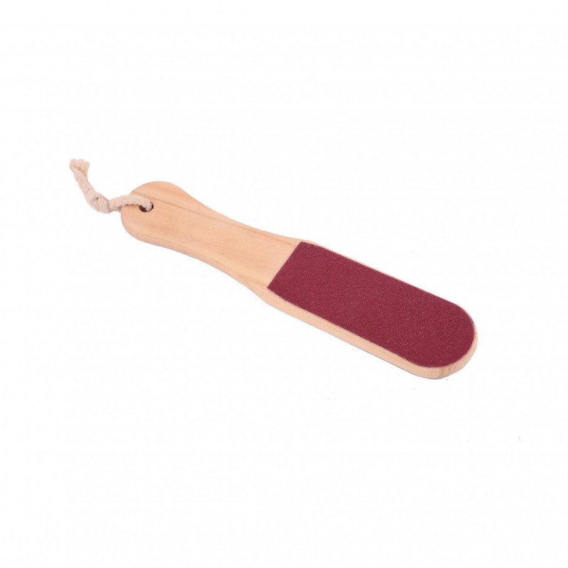 Oypla Double Sided Wooden Hard Skin Remover Pedicure Foot File