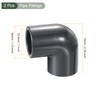 YOKIVE 2 Pcs Pipe Fittings, Elbow Schedule Socket 90 Degree