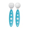 Boon ModWare Children Cutlery Set for Feeding, White/Blue