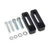 Passenger 3/4" Floorboard Extension Kit Fit Harley Touring 2010-2021 (Black)