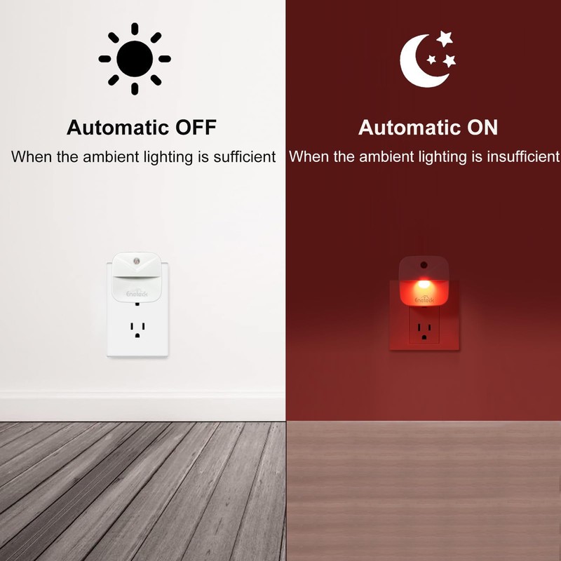 Eneteck LED Night Lights Plug into Wall,Soft Night Light with