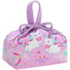 Skater KB7 Children's Lunch Bag Unicorn Drawstring Bag, Made in