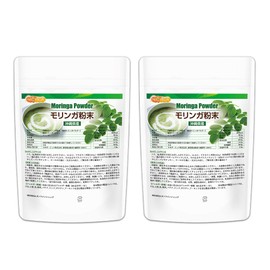 Moringa Powder, 3.5 oz (100 g) x 2 Bags, Made in Okinawa Prefecture (Rukyu Moringa Powder), No Pesticides or Chemical Fertilizers [05] NICHIGA (Nichiga)