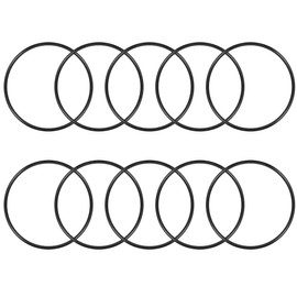 sourcing map Nitrile Rubber O-Rings 72mm OD 67.2mm ID 2.4mm Width, Metric Sealing Gasket, Pack of 10