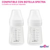 Spectra Tetina Flujo Medio para Biberón de Cuello Ancho (3