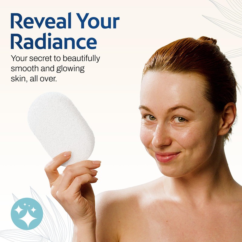 HartFelt Bath Sponge | Soft Exfoliating Body Sponge for Dead