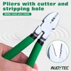 INJOYTEC 6 Inch Nipper, Hobby Nipper, with Wire Stripper Function,