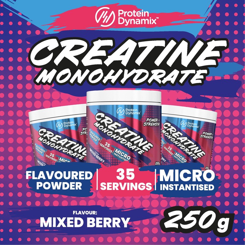 Protein Dynamix - Creatine Monohydrate Powder • Mixed Berry Flavour
