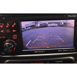 PYvideo Rear Backup Camera Kit for Scion (2012-2015) for Factory Radio