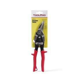 ToolPro Left Cut Aviation Snip – Red Handle, High-Performance Metal & Wire Cutting Tool