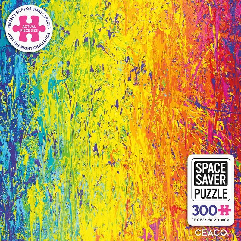 Ceaco – Bright Splash - 300 Piece Jigsaw Space Saver