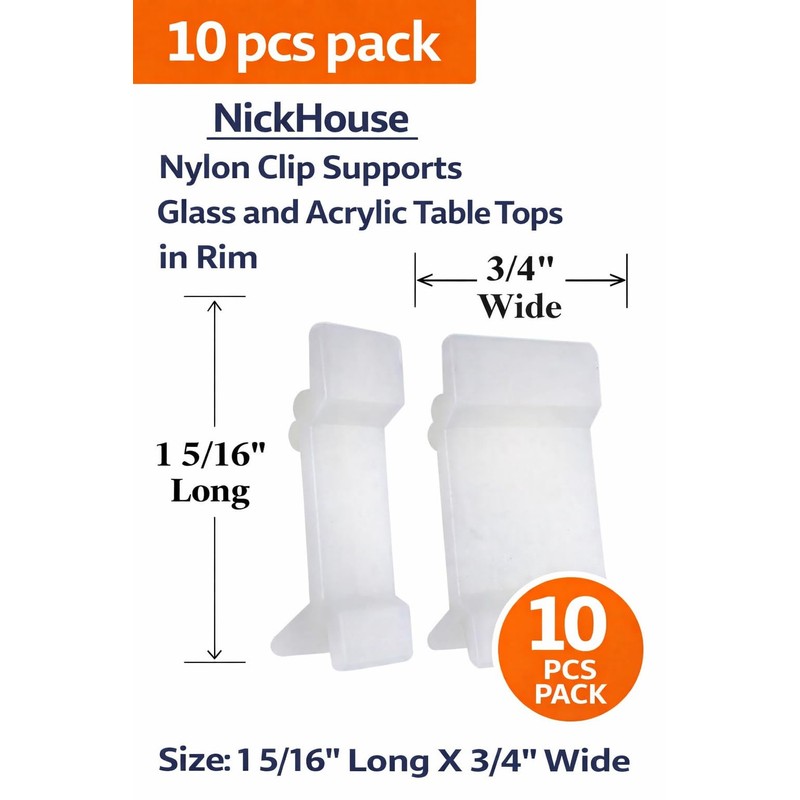 NickHouse 10 Table Rim Clip Nylon Patio Furniture Clips 1