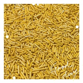 GR01. Sprinkles, perlas, granillos, diamantinas y matizadores para repostería Sweet Candy Colors. 200 gramos. MOD. GRANILLO AMARILLO