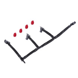 Fuel Return Line Hose Pipe 04L130235B Fuel Injector Return Pipe Fuel Return Pipe Fuel Injector Leak Off Hose Compatible for A3 Q2 for Seat for Skoda 2017-On Fuel Overflow Hose 04L130235T