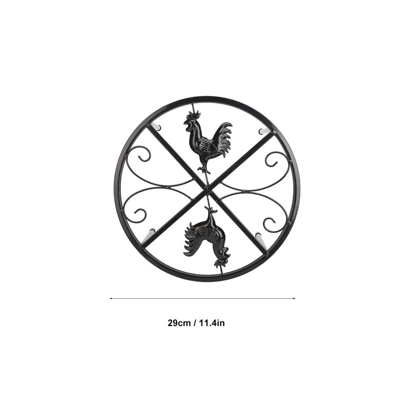 Chicken Feeder Metal Stand Indoor Outdoor Iron Flower Pot Holder