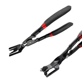 Sylvil Panel Clip Removal Plier, Automotive Door Panel Upholstery Trim Clip Removal Tool Plier, Remove Push Pin and Press in Trim Clip Fasteners Lift Action Plier, Car Accessories