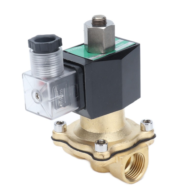 Solenoid Valve 2 Way Normally Open Brass Diaphragm Type Tools