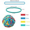 Rubber Bands Coloured,Rubber Band Ball, Elastic Band Ball Document Organizing