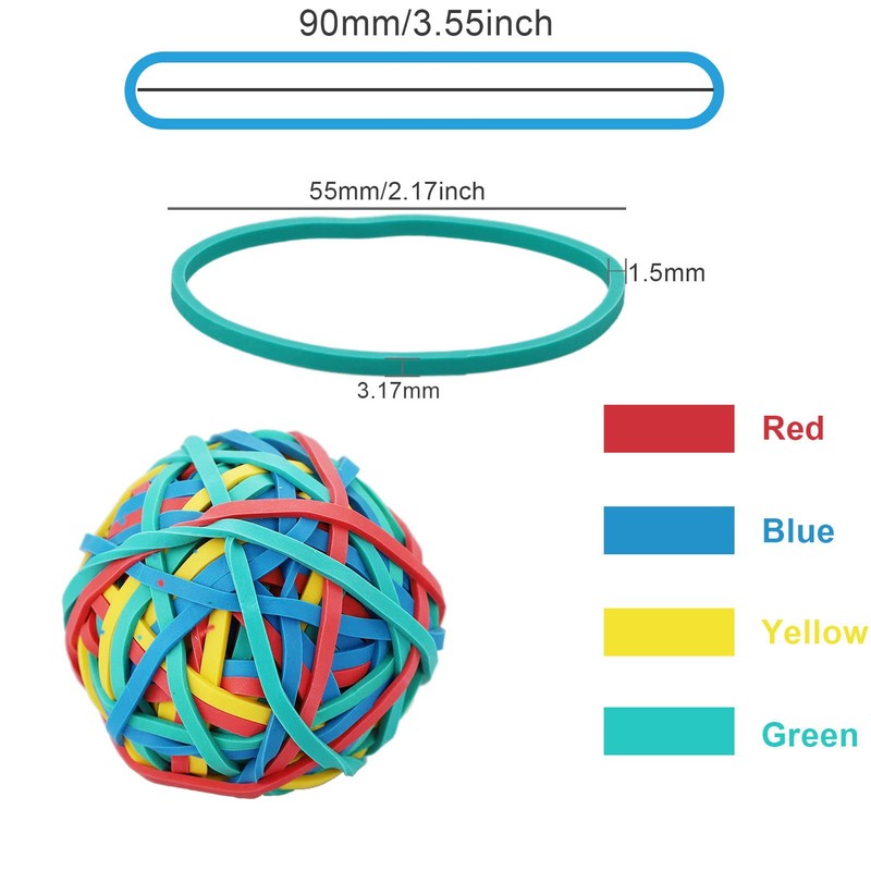 Rubber Bands Coloured,Rubber Band Ball, Elastic Band Ball Document Organizing