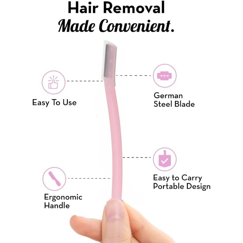 GENDA 3 PCS Eyebrow Razor Kit, Facial Hair Remover for