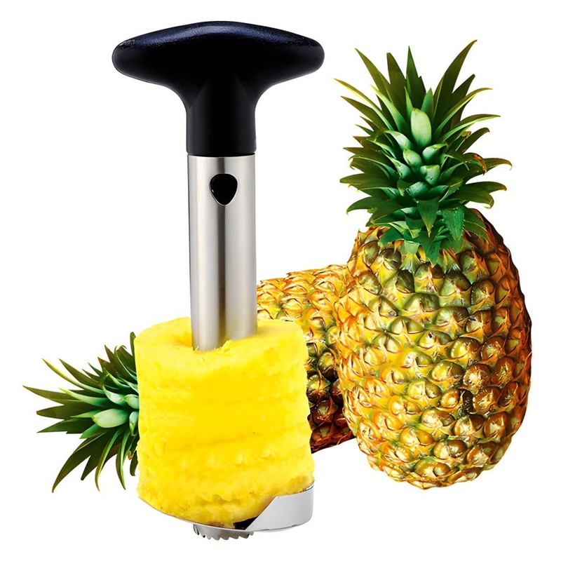 Banfluxion Pineapple Corer & Slicer-Stainless Steel Cutting Tool Pineapple Cutter
