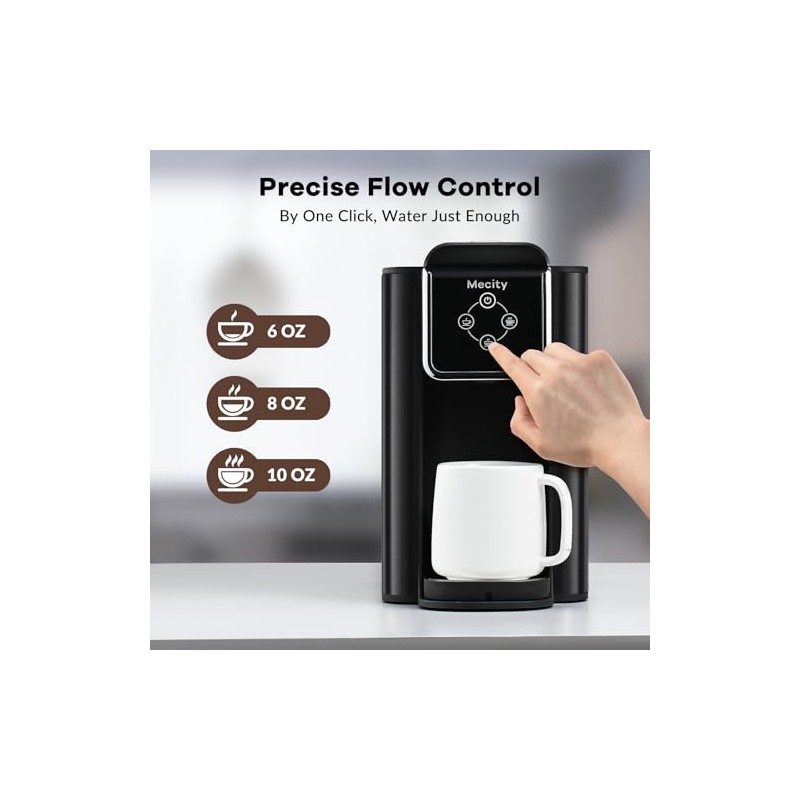 Mecity Coffee Maker 3 in 1 Single Serve Coffee Machine,