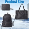 RANYAKE Ultra Lightweight Foldable Backpack,Water Resistant Hiking Backpack,Polyester Backpack,Black Lightweight