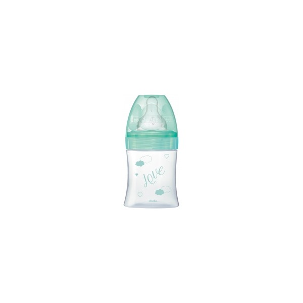 Dodie Glass Baby Bottle Initiation+ 150ml Flow 1 0-6 Months