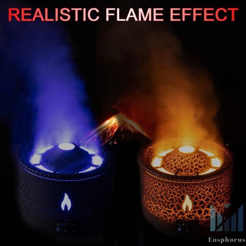 UD_Volcano Diffuser for Essential Oils Aromatherapy Volcano Humidifier Diffuser Aroma