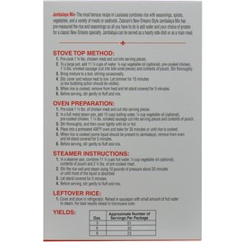 Zatarain's Jambalaya Mix, 40 oz - One 40 Ounce Box of Jambalaya Rice Mix, Perfect as a Stand-Alone Side or Signature Cajun Dish with Sausage, Chicken or Seafood