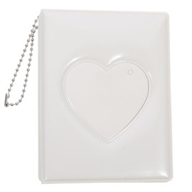 PRETYZOOM Heart Pendant Photo Album 3 Inch Small Photo Book for Kids Portable Scrapbook Binder