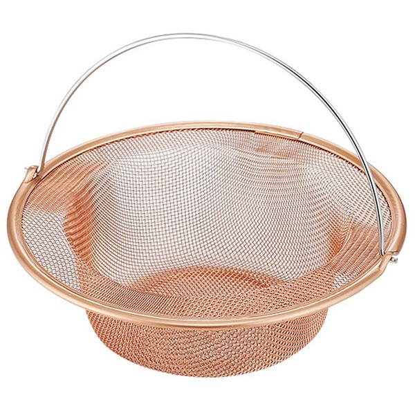 Nagao PT-017 Pure Copper High Mesh Drainage Outlet 112 φ Pure Copper Drain Container Made in Japan