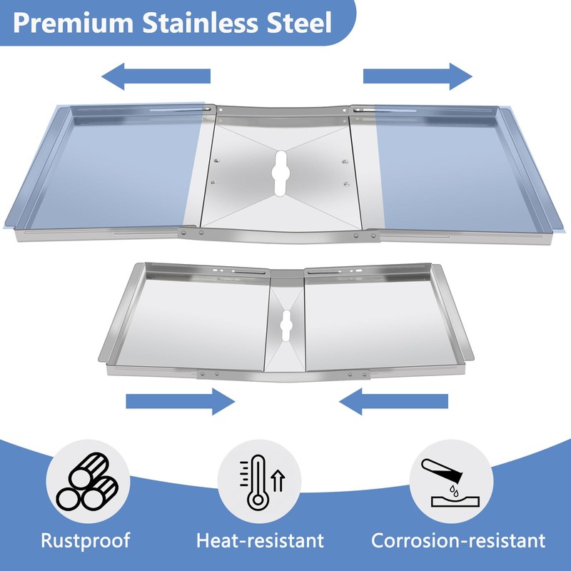 Criditpid Grease Tray for Dyna Glo Grill Replacement Parts 5