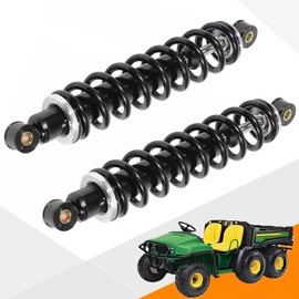 AM130448 2pcs Front Shock Absorber Suspension Kit for John Deere Gator TH TS TX 4X2 & 6X4 Trail Turf Worksite Military