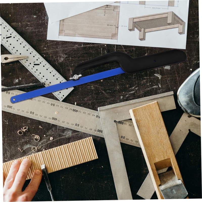 ORFOFE Mini Compact Hacksaw for Metal Cutting Durable Model Tool