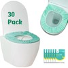 Two-Layer Disposable Toilet Seat Cover,30 Pack Extra Large Non-Woven Fabric