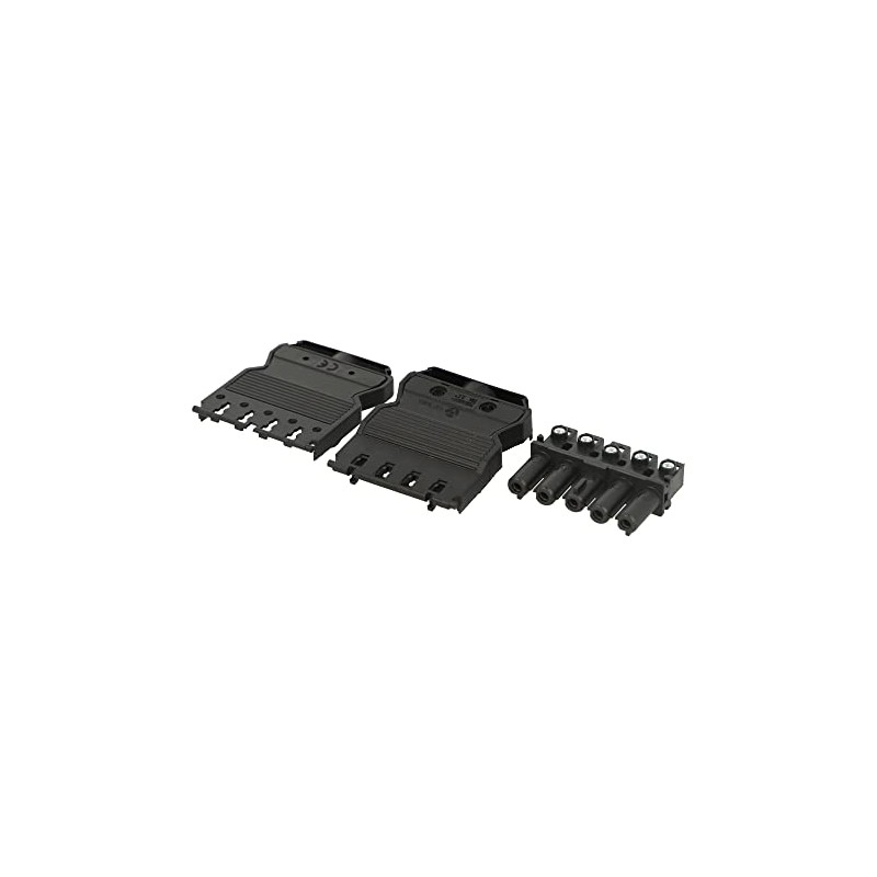 WIELAND 92.953.4053.1 GST18i5 Female Connector Aereo Conex Screw, Flat Black