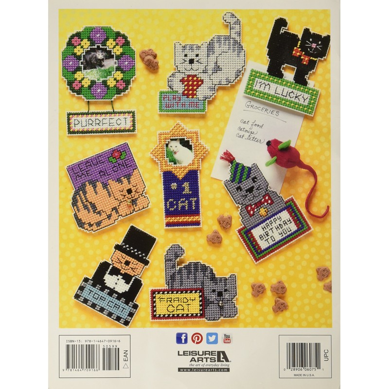 LEISURE ARTS-Cat Chat Magnets