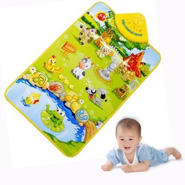 Cisixin Music Sound Farm Animal Kids Baby Play Playing Mat Carpet Play mat Gym Toy, 60cm x 40cm/23.62 x 15.75 inch