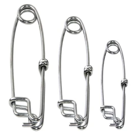 SHADDOCK Spearfishing Longline Tuna Fishing Clips Stainless Steel Spring-loaded Float Line Snaps High Strength Branch Hanger Float Snapper Tuna Clip Sea Fishing Tackle