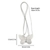 2 PCS Curtain Holdbacks,Resin Magnetic Butterfly Curtain Tie Back Clips