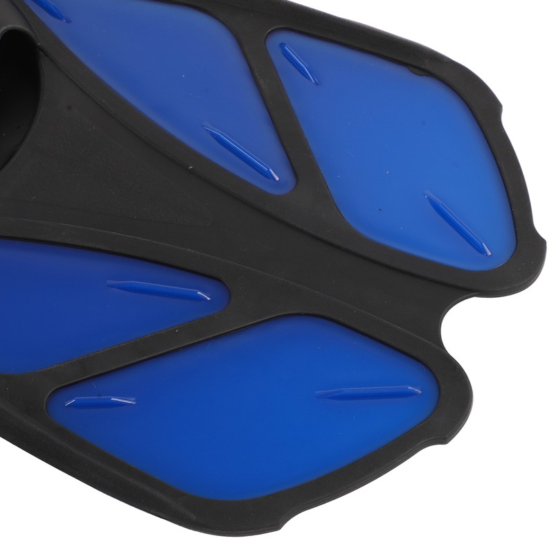 1 Pair Adjustable Swimming Fins TPR Open Heel Long Diving